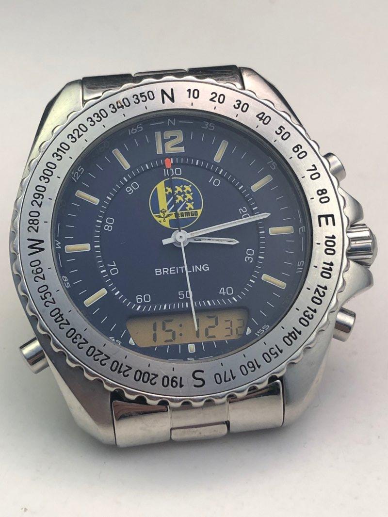 Breitling Pluton Team 60 Stainless Steel 1990s | atelier-yuwa.ciao.jp